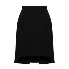 Юбка из шерсти и шелка Alexander McQueen