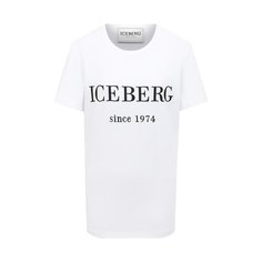 Хлопковая футболка Iceberg