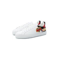 Кожаные кеды Dsquared2