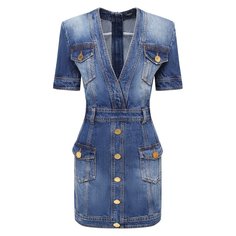 Джинсовое платье Balmain
