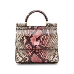 Сумка Sicily из кожи питона Dolce & Gabbana