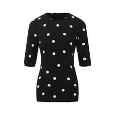 Топ из вискозы Dolce & Gabbana