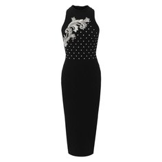 Платье из вискозы Balmain