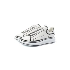 Кожаные кеды Alexander McQueen