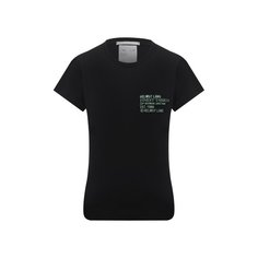 Хлопковая футболка Helmut Lang