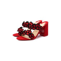Замшевые мюли Tres Pansy 85 Christian Louboutin