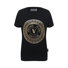 Хлопковая футболка Versace Jeans Couture