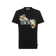 Хлопковая футболка Versace Jeans Couture