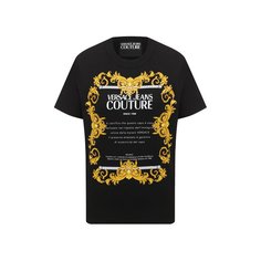 Хлопковая футболка Versace Jeans Couture
