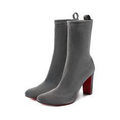 Замшевые ботильоны Gena Bootie 85 Christian Louboutin