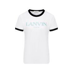Хлопковая футболка Lanvin