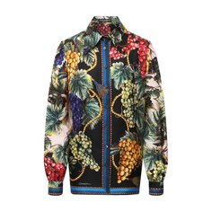 Шелковая рубашка Dolce & Gabbana