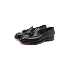 Кожаные лоферы Santoni