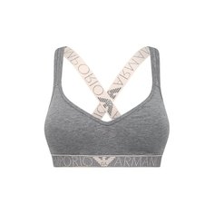 Хлопковый бюстгальтер Emporio Armani