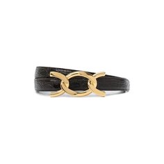 Кожаный ремень Saint Laurent