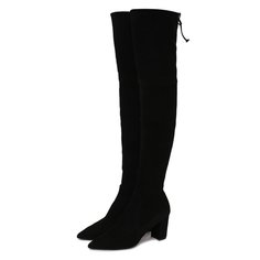 Замшевые ботфорты Stuart Weitzman