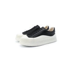 Кожаные кеды Jil Sander