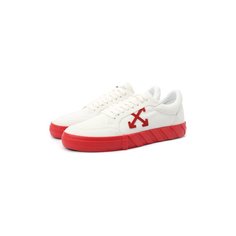 Кожаные кеды Vulcanized Off-White