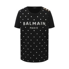 Хлопковая футболка Balmain