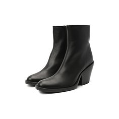 Кожаные ботильоны Ann Demeulemeester