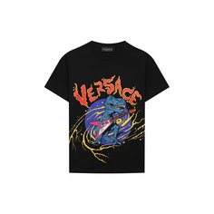 Хлопковая футболка Versace