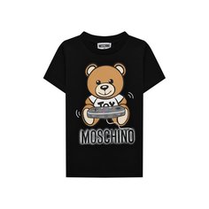 Хлопковая футболка Moschino Kid