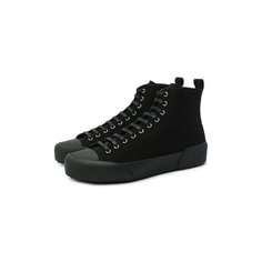 Замшевые кеды Jil Sander