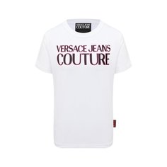 Хлопковая футболка Versace Jeans Couture