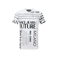 Хлопковая футболка Versace Jeans Couture
