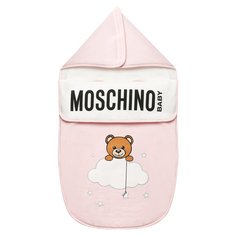 Хлопковый конверт Moschino Baby