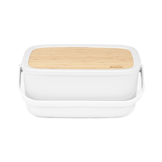 Хлебница Brabantia Nic светло-серая 39,5х25,5 см