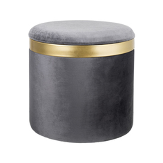 Пуф Glasar с крышкой 40x40x41см ГЛАСАР
