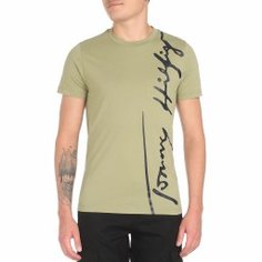 Футболка TOMMY HILFIGER MW0MW14303 зелено-коричневый