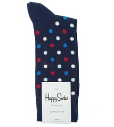 Носки из хлопка в горошек Happy Socks