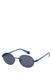 Поляризованные солнцезащитные очки в синей оправе Polaroid