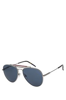 Очки-авиаторы с синими линзами Tommy Hilfiger