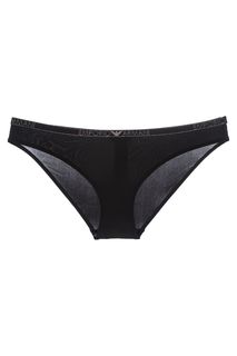 Трусы-слипы черного цвета Emporio Armani