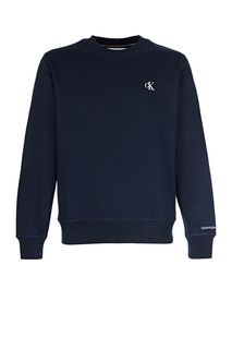 Однотонный свитшот с длинными рукавами Calvin Klein Jeans