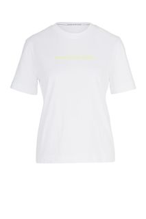 Хлопковая футболка с короткими рукавами Calvin Klein Jeans