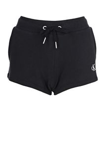 Короткие трикотажные шорты с принтом Calvin Klein Jeans