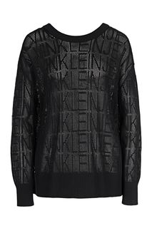 Джемпер оверсайз черного цвета Calvin Klein Jeans