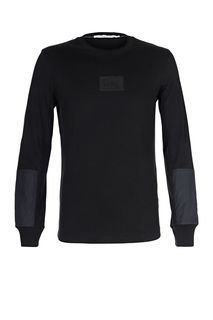Хлопковая футболка с длинными рукавами Calvin Klein Jeans