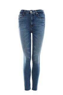 Синие джинсы скинни с высокой талией CKJ 010 Calvin Klein Jeans