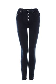 Синие джинсы скинни с высокой талией Calvin Klein Jeans