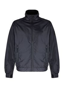 Легкая куртка черного цвета на молнии Calvin Klein Jeans