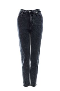 Зауженные синие джинсы с высокой талией Mom Jean Calvin Klein Jeans