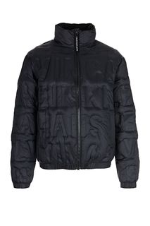 Демисезонная куртка черного цвета с застежкой на молнию Calvin Klein Jeans