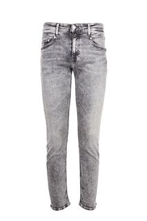 Зауженные серые джинсы с низкой посадкой CKJ 026 Calvin Klein Jeans