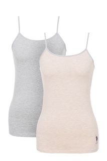 Комплект из двух маек на тонких бретелях U.S. Polo Assn Underwear
