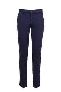 Темно-синие брюки чиносы из хлопка Trussardi Jeans
